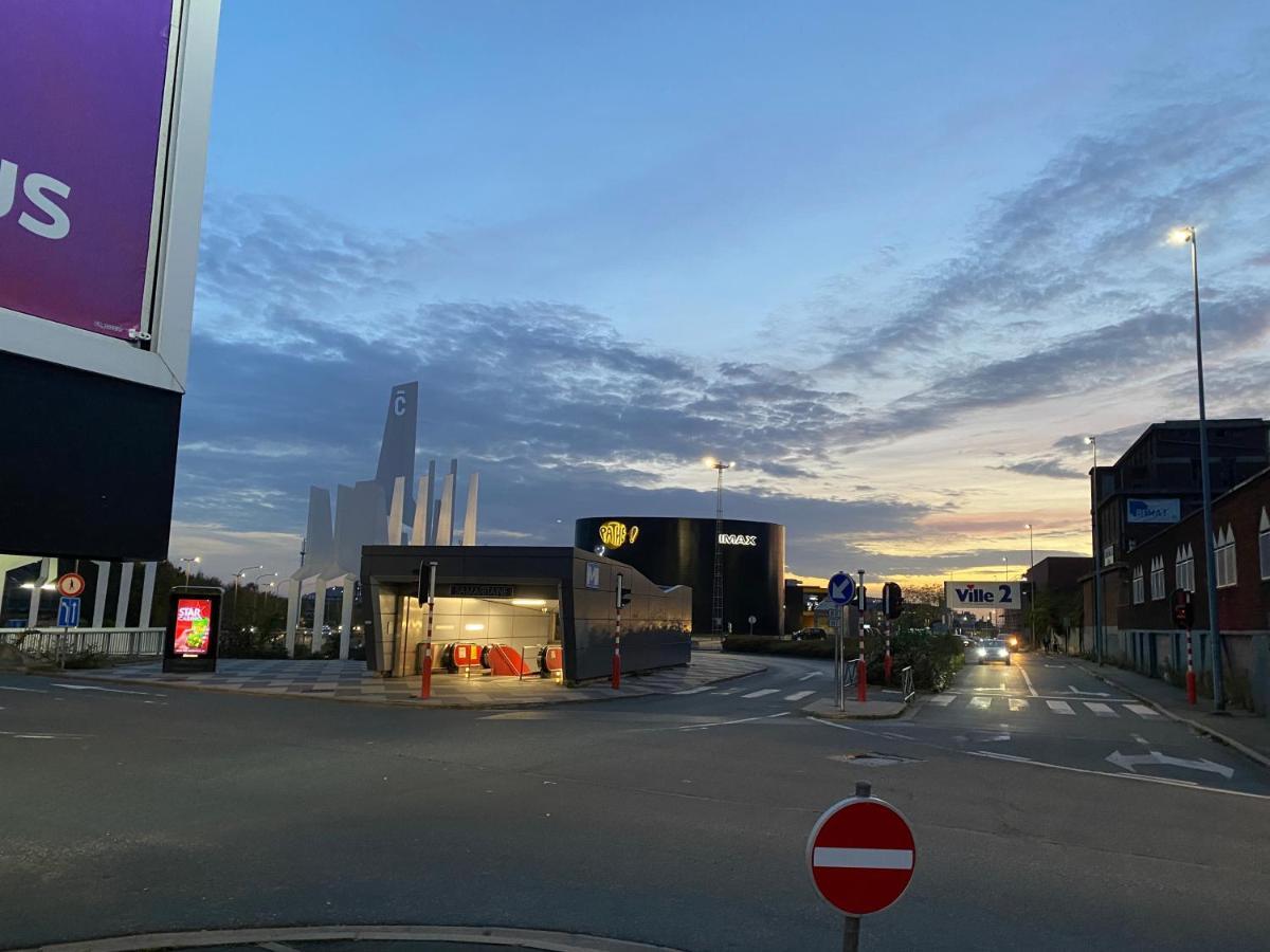 1-E Superbe Appartement Lumineux Charleroi Kültér fotó